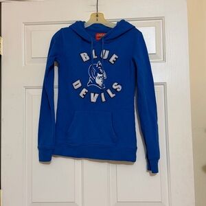 Duke University Blue Devils Royal Blue Hoodie Women’s Hooded Sweatshirt Size S